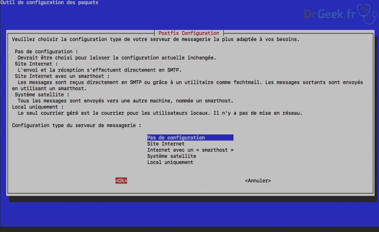 Etape 9 – Le serveur de MAIL : Postfix / Dovecot / Rspamd – DrGeek.fr